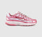 Nike P-6000 Trainers Pink Summit White Silt Red Peony Team Crimson UK Size 5
