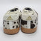 adidas Taekwondo Mei Ballet Pumps Cow Print Aurora Coffee White Gum UK Size 6