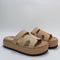 Womens Steve Madden Missile Platform Sandals Sand UK Size 6