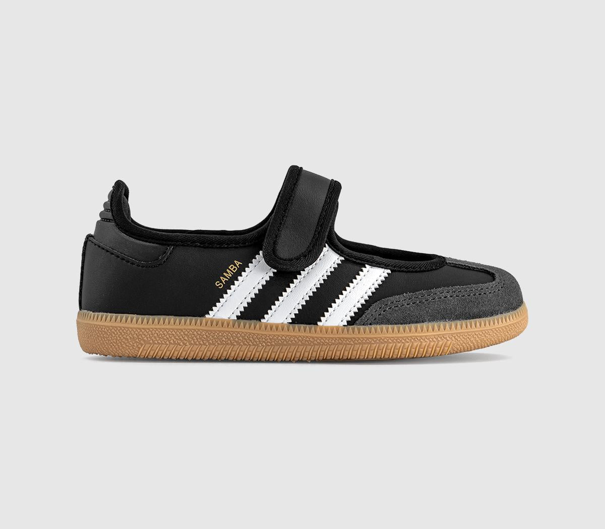 Kids adidas Samba Jane Youth Trainers Black White UK Size 12 youth