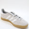 adidas Gazelle Indoor Trainers Grey Two White Gold Metallic UK Size 6