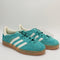 adidas Gazelle Indoor Trainers Pure Teal Offwhite Gold Metallic UK Size 5