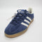 adidas Gazelle Indoor Trainers Night Indigo Offwhite Gold Metallic UK Size 5