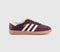 adidas Samba Og Trainers Maroon Cream White Gold Met UK Size 6