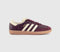 adidas Samba Og Trainers Maroon Cream White Gold Met UK Size 6