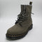 Odd sizes - Womens Dr. Martens 1460 Serena 8 Eye Nickel Grey UK Sizes Right 6/Left 5