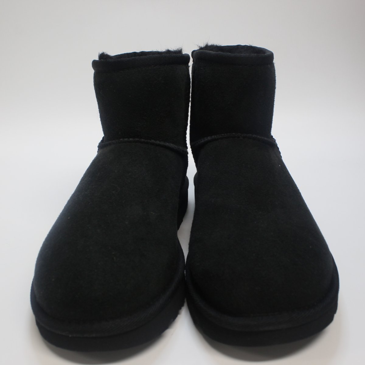 Womens UGG Classic Mini II Boots Black Suede UK Size 3