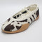 adidas Taekwondo Mei Ballet Pumps Cow Print Aurora Coffee White Gum UK Size 6