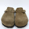 Womens BIRKENSTOCK Boston Clogs Dark Tea Suede UK Size 5.5 EU39