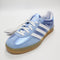 adidas Gazelle Indoor Trainers Bliss Blue White Metallic UK Size 5