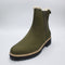 Womens TOMS Bennet Chelsea Faux Fur Lined Boots Olive UK Size 5.5