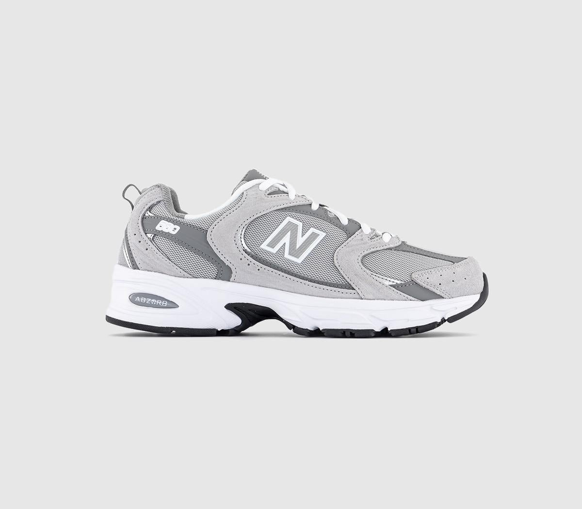 New Balance MR530 Raincloud Grey White Trainers UK Size 6
