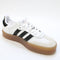 adidas Sambae Trainers White Core Black Gold Metallic UK Size 4