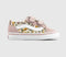 Kids Vans Old Skool Toddler Trainers Romantic Floral Pink UK Size 8infant