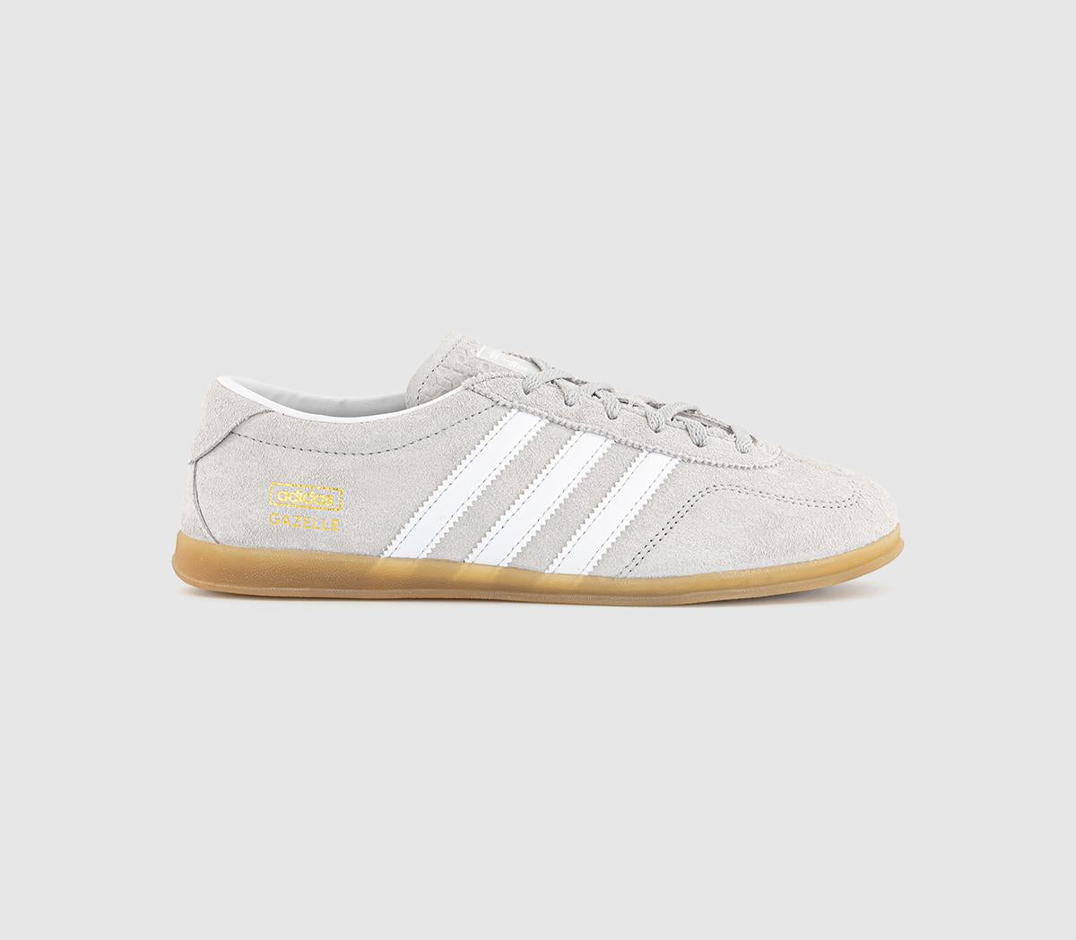 adidas Gazelle Lo Pro Trainers Grey White Gum UK Size 4.5