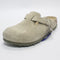 Womens BIRKENSTOCK Boston Clogs Faded Khaki UK Size 4.5 EU37
