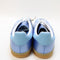 adidas Gazelle Indoor Trainers Bliss Blue White Metallic UK Size 6