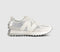 New Balance 327 Trainers Silver Metallic White UK Size 6