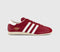adidas Paris Trainers Team Victory Red Off White Cream White UK Size 6
