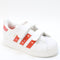 Kids adidas Superstar Led Lights Infant Trainers Black Bright Red White UK Size 8infant