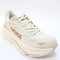 HOKA Bondi 9 Trainers Oat Milk Rose Gold F UK Size 5
