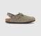Womens BIRKENSTOCK Tokio Clogs Taupe Suede UK Size 5.5 EU39