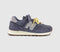 New Balance 574 Trainers Darker Sea Salt Lighter Navy UK Size 6
