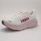 HOKA Bondi 9 White Pink Opal F UK Size 7