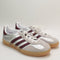 Adidas Gazelle Indoor Trainers Silver Metallic Shadow Red Gum UK Size 5