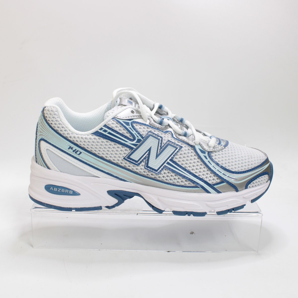 New Balance 740 Trainers White Ice Blue UK Size 6.5