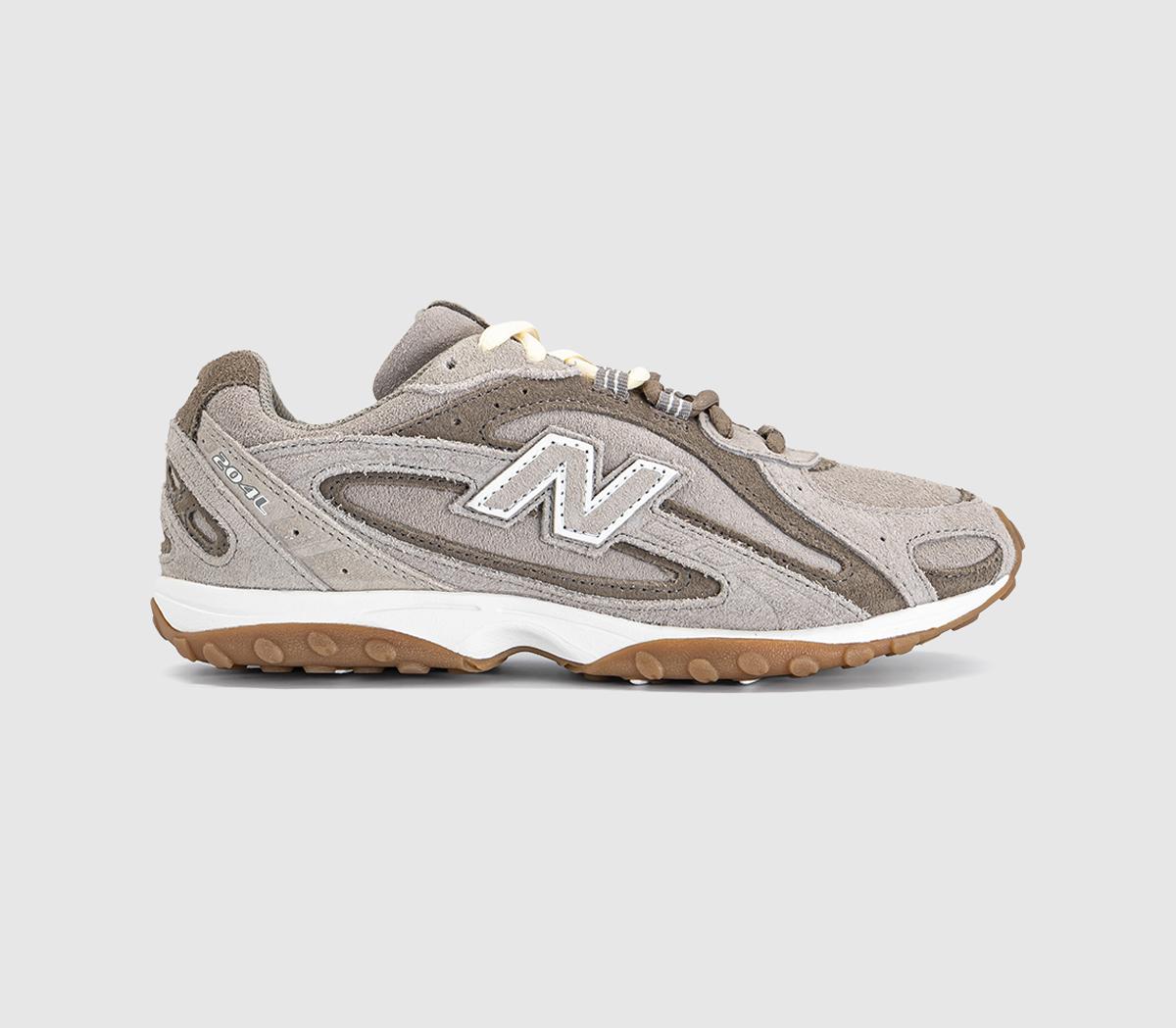 New Balance 204L Trainers Dark Olvine Gum UK Size 6