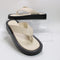 Womens ALOHAS Overcast Leather Toe Post Sandals Ivory UK Size 4