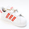 Kids adidas Superstar Led Lights Infant Trainers Black Bright Red White UK Size 7infant