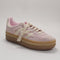 adidas Gazelle Bold W Trainers Clear Pink Cream White Gold Metallic UK Size 5