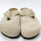 Womens BIRKENSTOCK Boston Clogs Sandcastle Suede UK Size 5.5 EU39