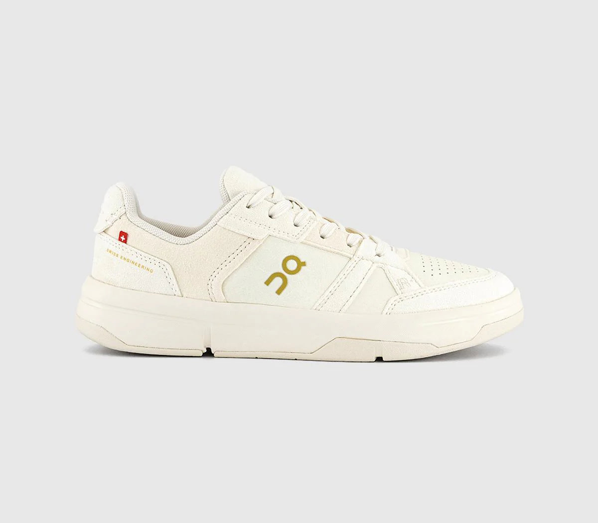 ON Womens ON Roger Clubhouse Ace Trainers Ivory Dew F UK Size 5