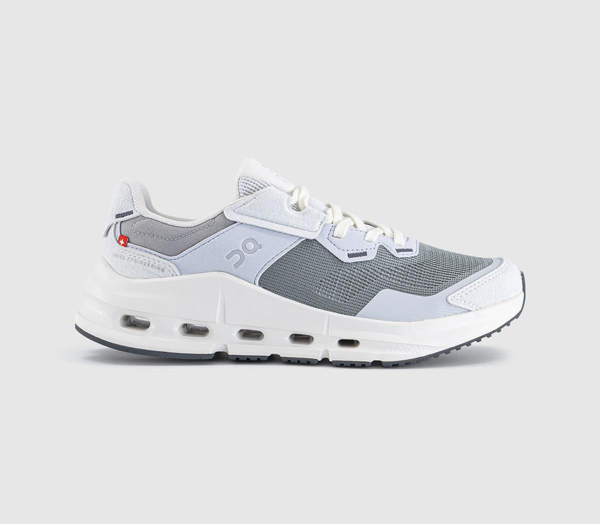 ON Cloudnova Trainers Rift Alloy Glacier UK Size 8
