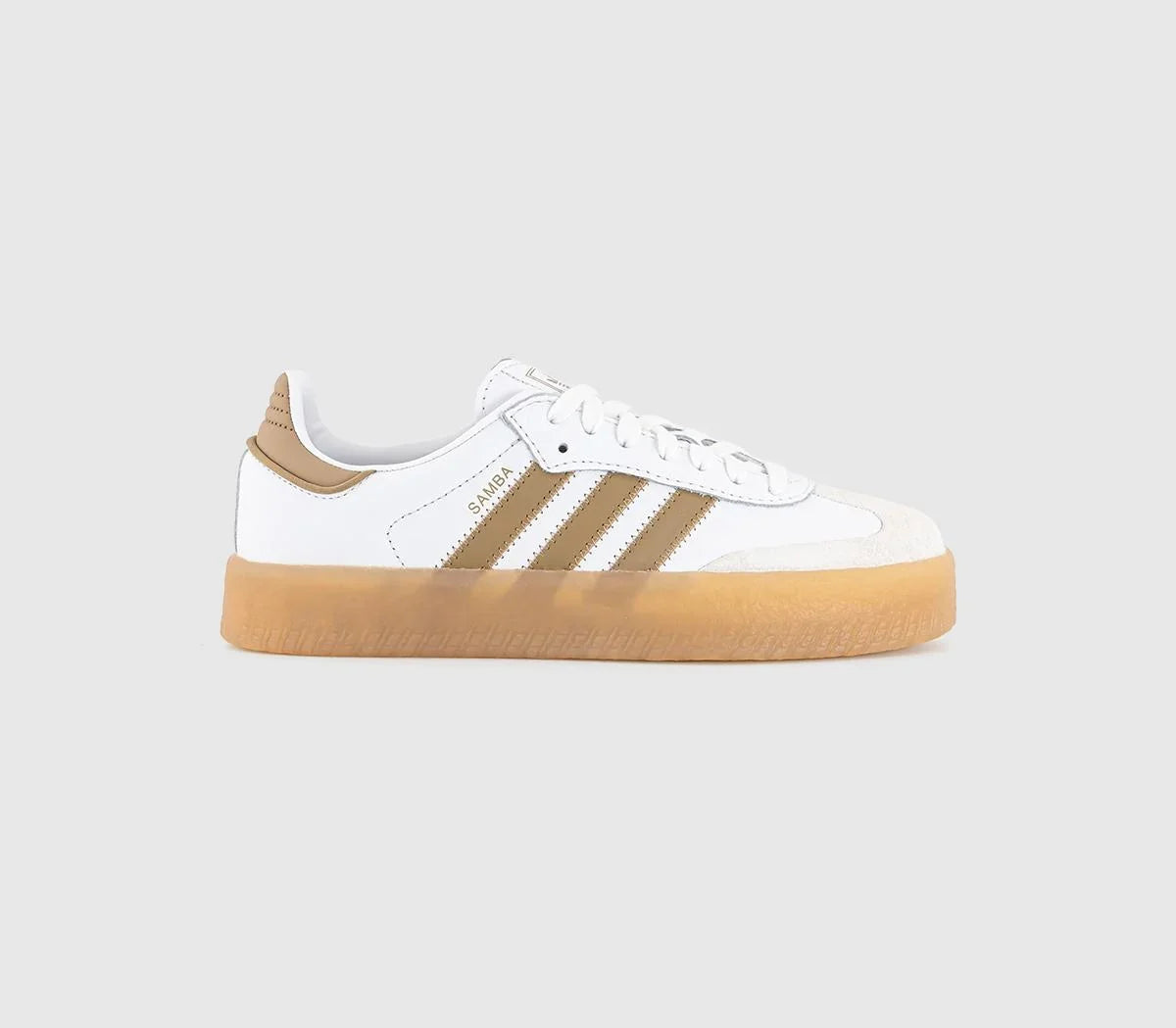 adidas Sambae Trainers White Offwhite Cardboard UK Size 9