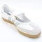 adidas Samba Jane Ballet Trainers White Silver Metallic Gum UK Size 4.5