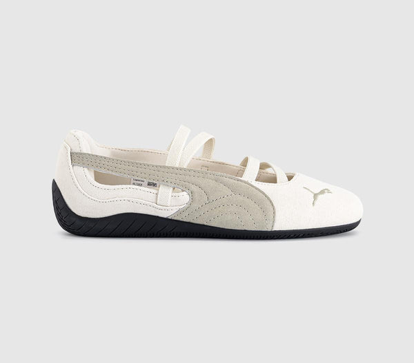 PUMA Speedcat Ballet Pumps Alpine Snow Puma Black UK Size 6