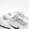 Nike P-6000 Trainers White Black Metallic Silver Black UK Size 5.5