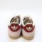 adidas Gazelle Trainers Clear Pink Noble Maroon Cream White UK Size 4