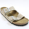 Womens BIRKENSTOCK Arizona Two Strap Sandals Taupe Rivet UK Size 5 EU38