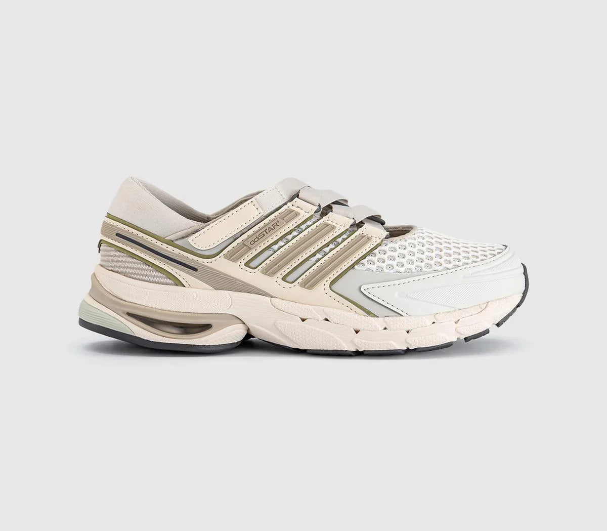 adidas Adistar Mary Jane Trainers Wonder White Wonder Beige Alumina UK Size 5.5