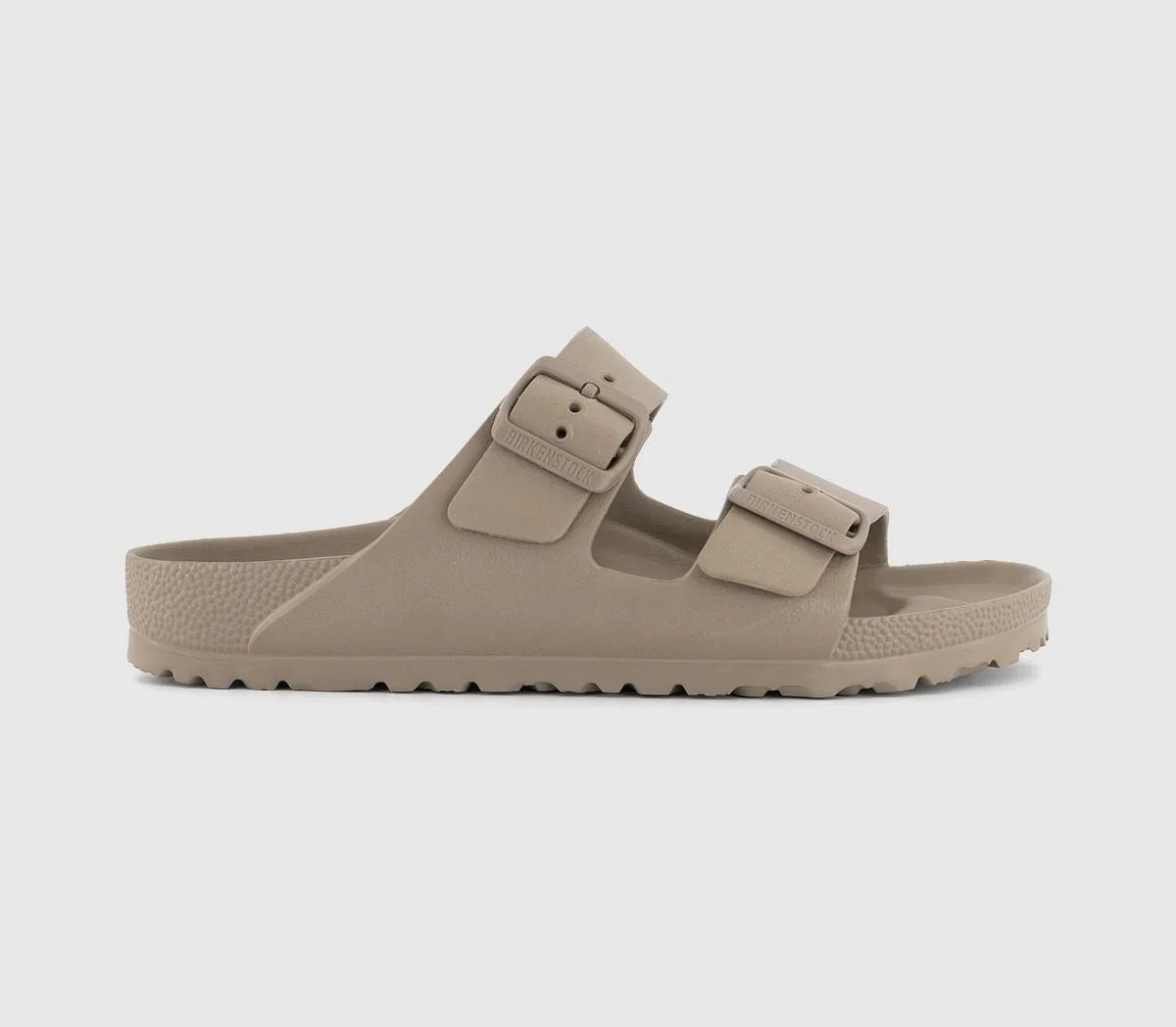 Odd sizes - Womens BIRKENSTOCK Arizona Two Strap Sandals Gray Taupe Eva UK Sizes Right 5/Left 6