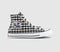 Converse All Star Hi Trainers Hello Kitty Black White Pink UK Size 6.5