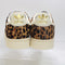Odd sizes - adidas Superstar Il Trainers Leopard Cream White Gold Metallic UK Sizes Right 5.5/Left 5