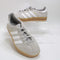 adidas Gazelle Indoor Trainers Grey Two White Gold Metallic UK Size 4