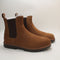 Mens TOMS Griffin Chelsea Boots Walnut UK Size 10