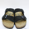 Womens BIRKENSTOCK Arizona Two Strap Sandals Suede Black UK Size 5.5 EU39